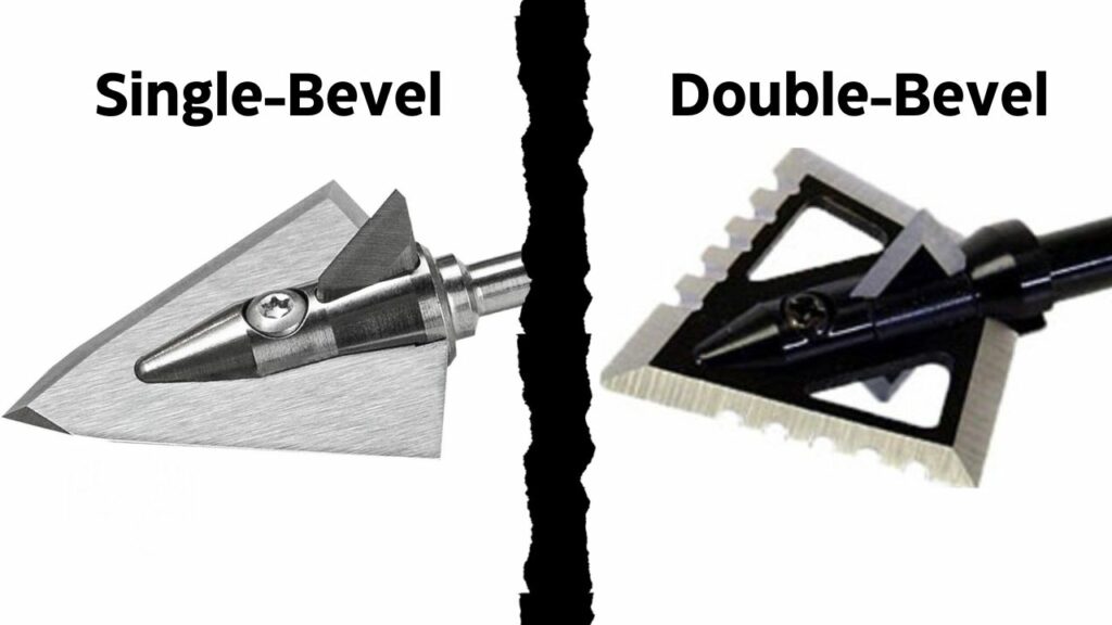 Single bevel vs double bevel fixed blade broadheads. What works better?