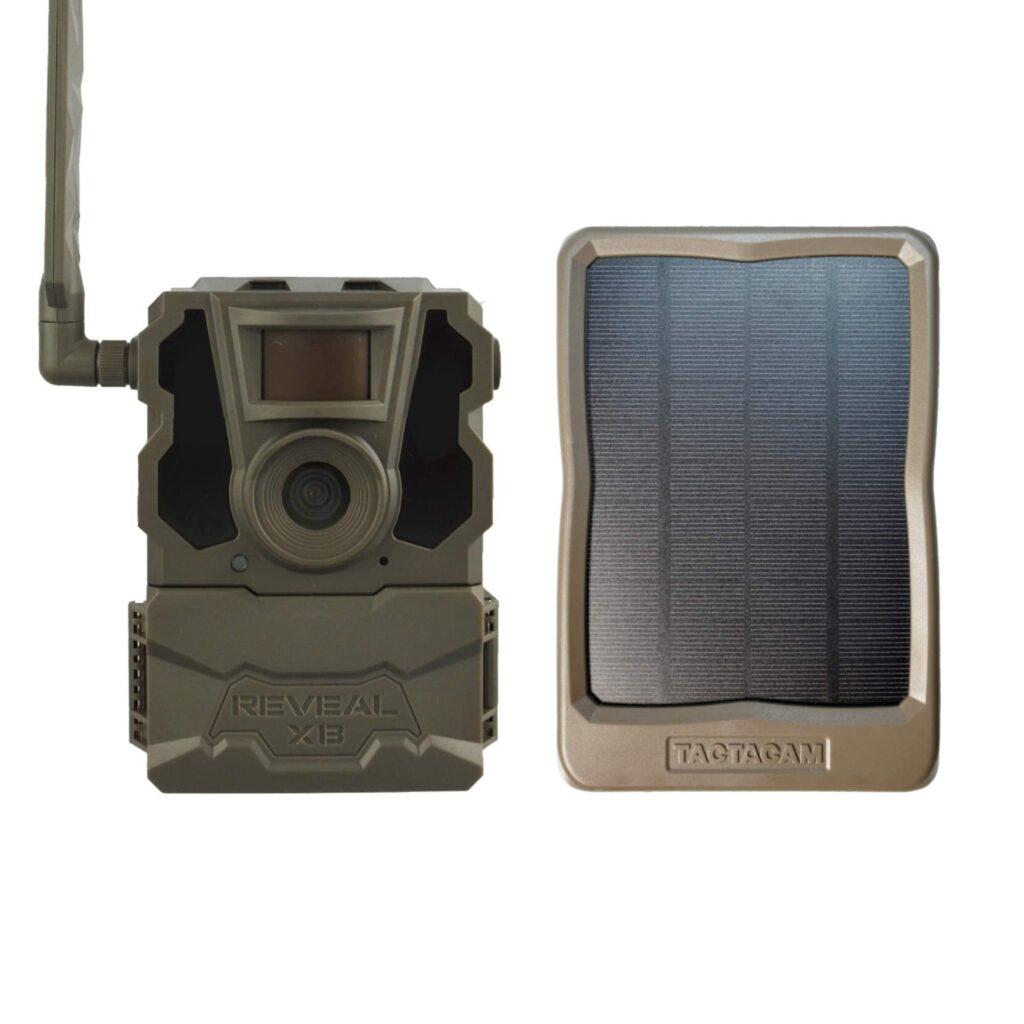Tactacam Cell Camera with Solar Panel for External Power.